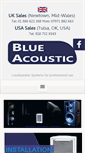Mobile Screenshot of blue-acoustic.com